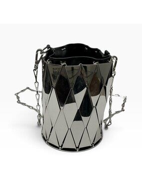 PACO RABANNE Chain Mail Tile Bucket Bag
